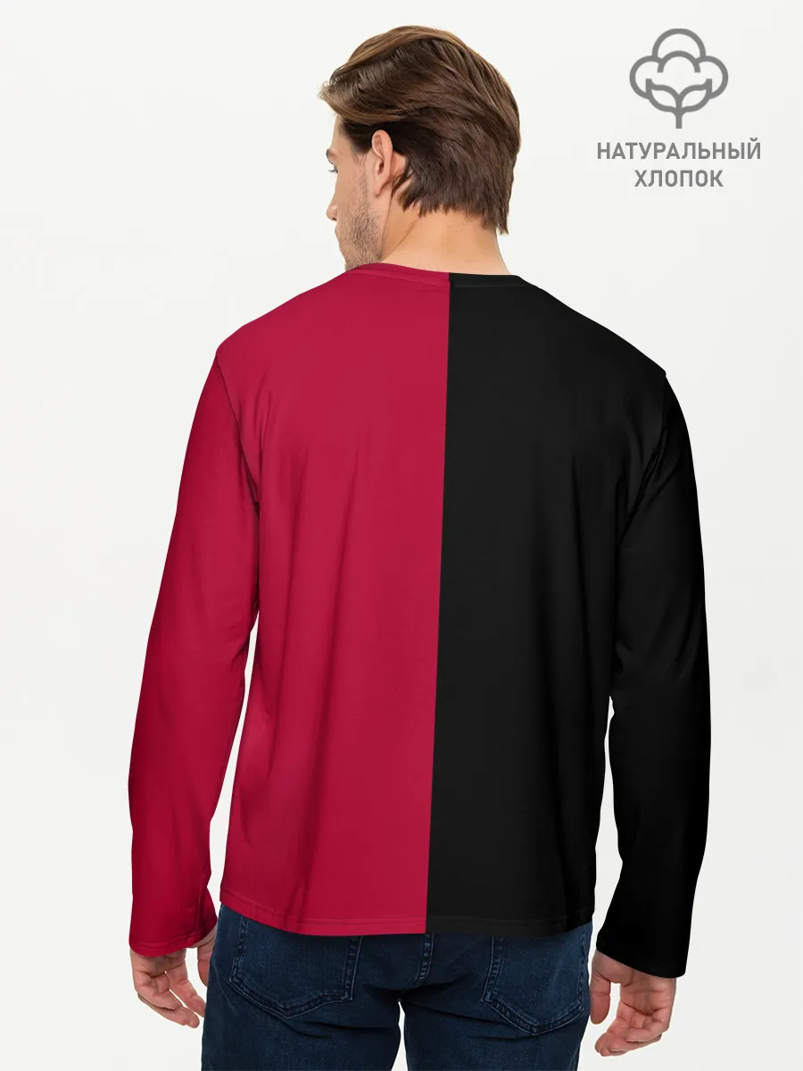 Мужской лонгслив базовый / Чикаго Буллз