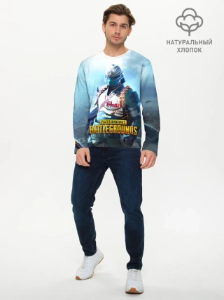 Мужской лонгслив базовый / PUBG