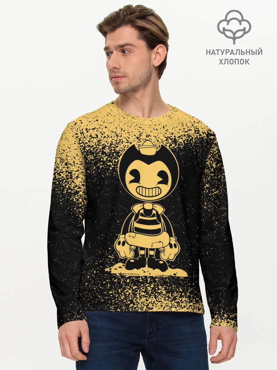 Мужской лонгслив базовый / Bendy And The Ink Machine