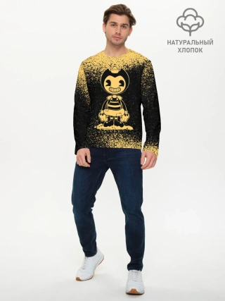 Мужской лонгслив базовый / Bendy And The Ink Machine