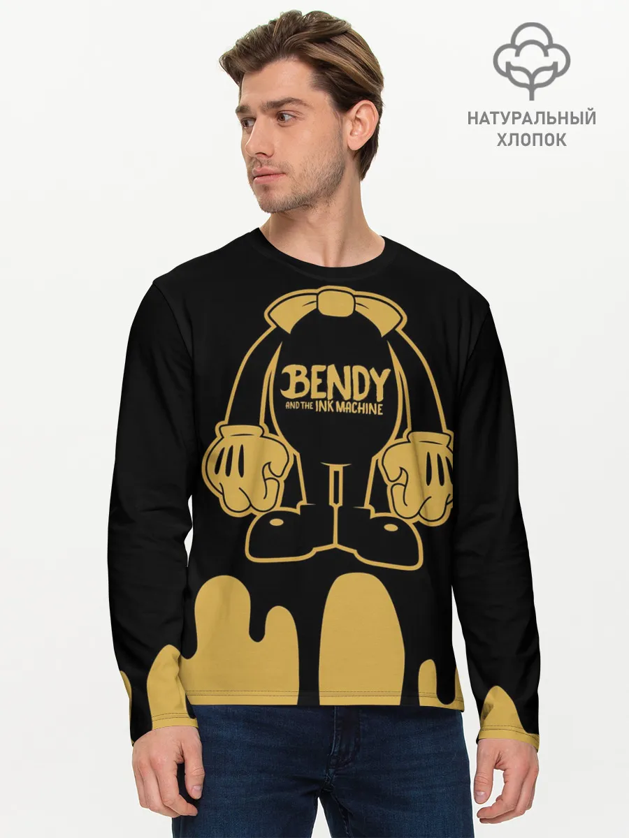 Мужской лонгслив базовый / Bendy And The Ink Machine