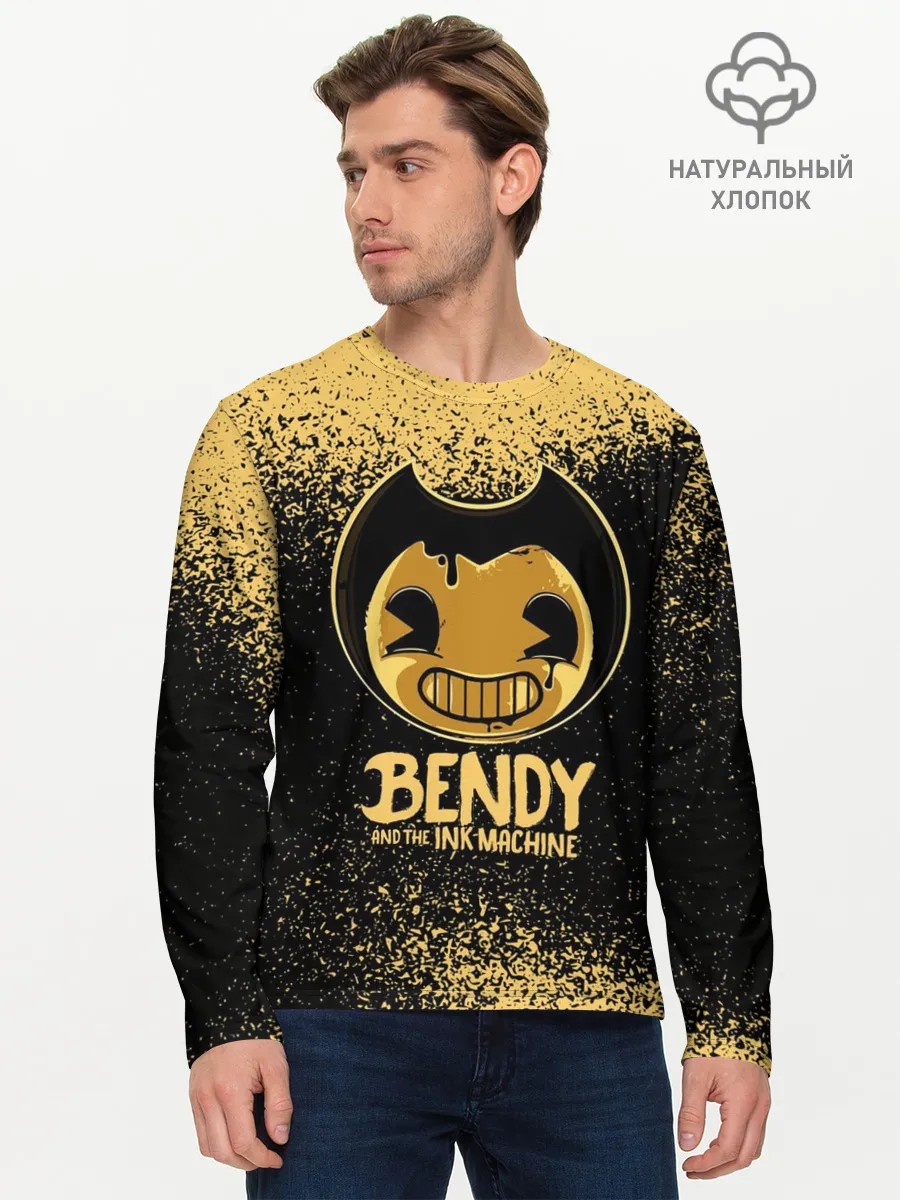 Мужской лонгслив базовый / Bendy And The Ink Machine