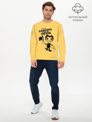 Мужской лонгслив базовый / Bendy And The Ink Machine