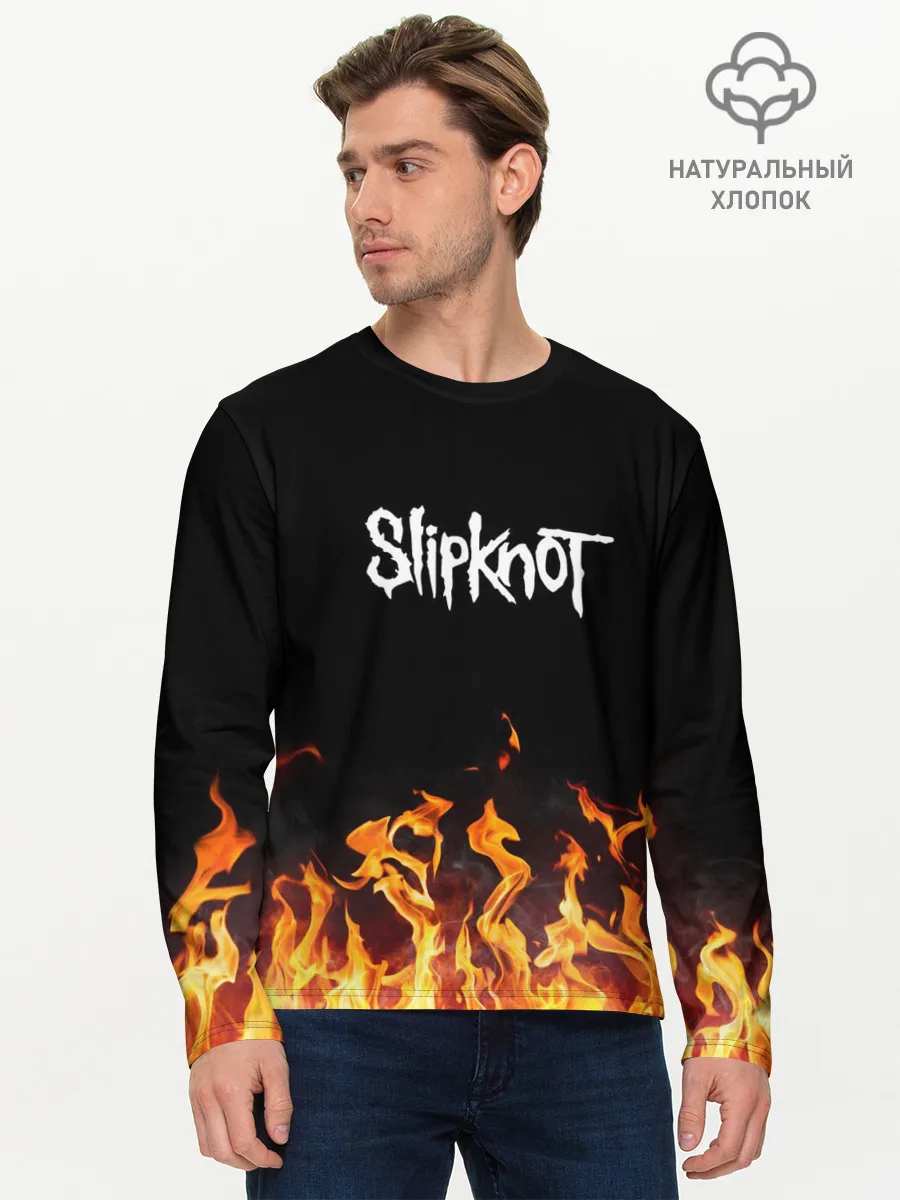 Мужской лонгслив базовый / Slipknot