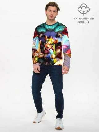 Мужской лонгслив базовый / Нуну и Виллумп