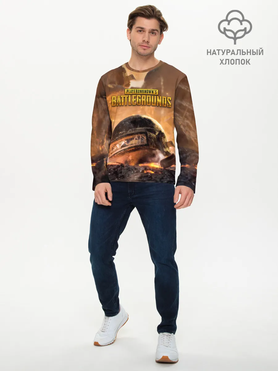 Мужской лонгслив базовый / PlayerUnknowns Battlegrounds