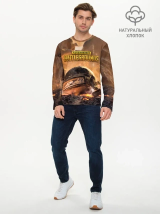 Мужской лонгслив базовый / PlayerUnknowns Battlegrounds