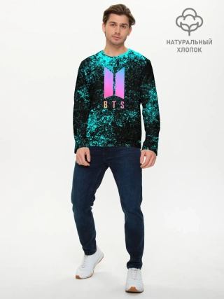 Мужской лонгслив базовый / BTS