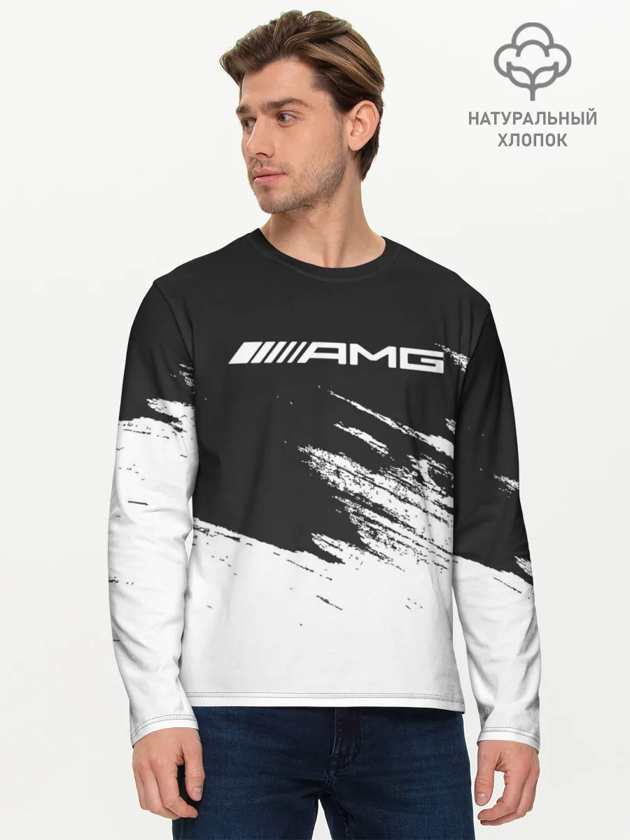 Мужской лонгслив базовый / AMG MERCEDES.