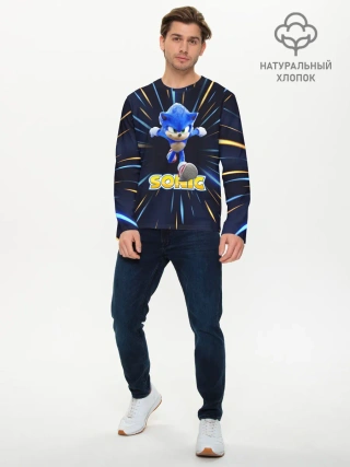 Мужской лонгслив базовый / SONIC.