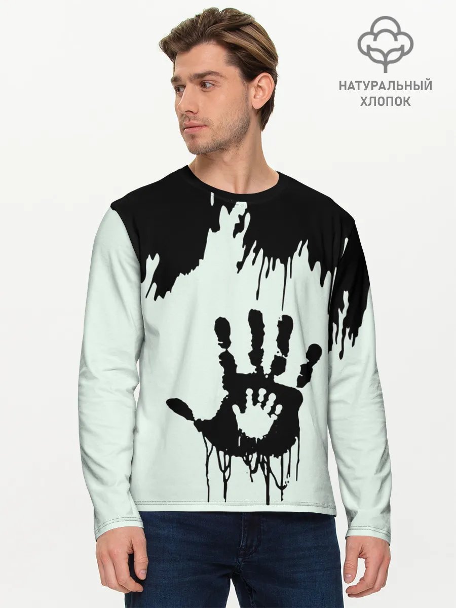 Мужской лонгслив базовый / DEATH STRANDING