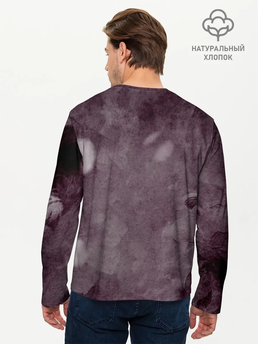 Мужской лонгслив базовый / Danganronpa акварель