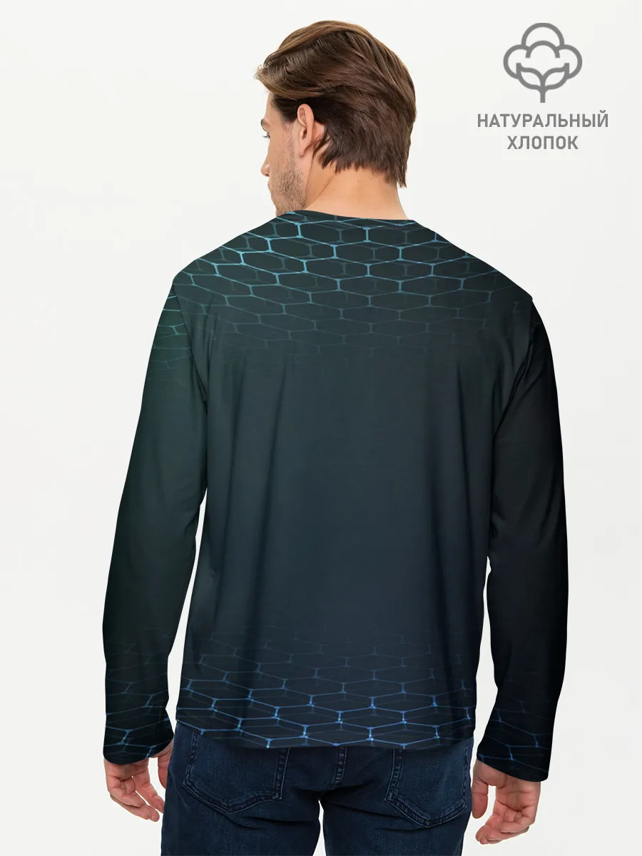 Мужской лонгслив базовый / BMW i8 Turbo тюнинговая.