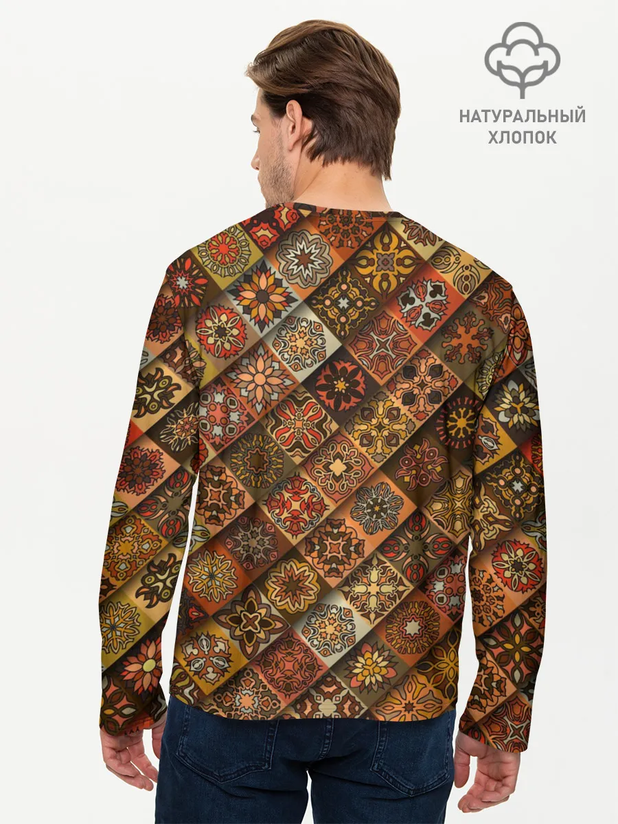 Мужской лонгслив базовый / СЛАВЯНСКАЯ СИМВОЛИКА