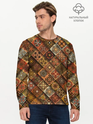 Мужской лонгслив базовый / СЛАВЯНСКАЯ СИМВОЛИКА