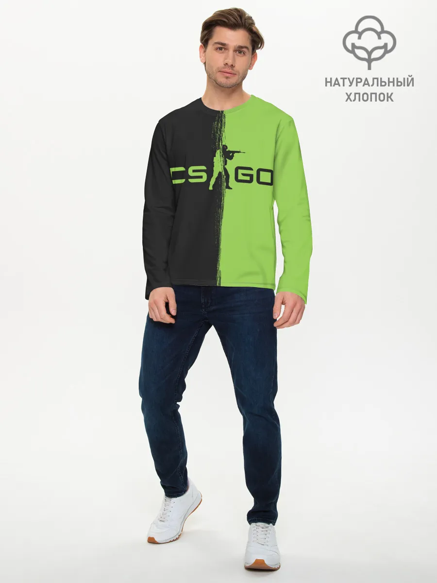 Мужской лонгслив базовый / CS GO