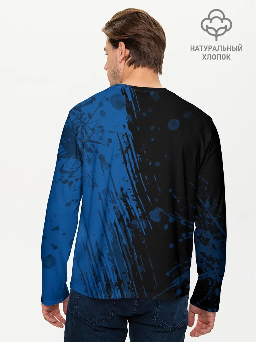 Мужской лонгслив базовый / FC Barcelona / ФК Барселона.