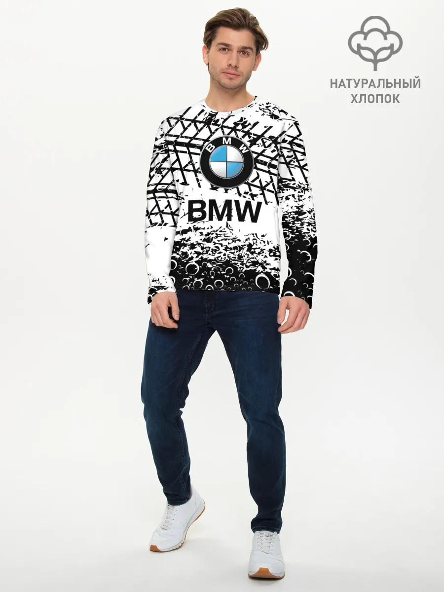 Мужской лонгслив базовый / BMW.