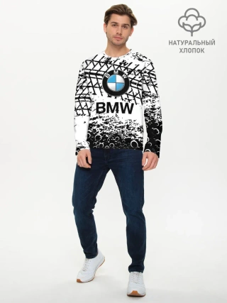 Мужской лонгслив базовый / BMW.