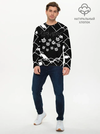 Мужской лонгслив базовый / Pyrokinesis.