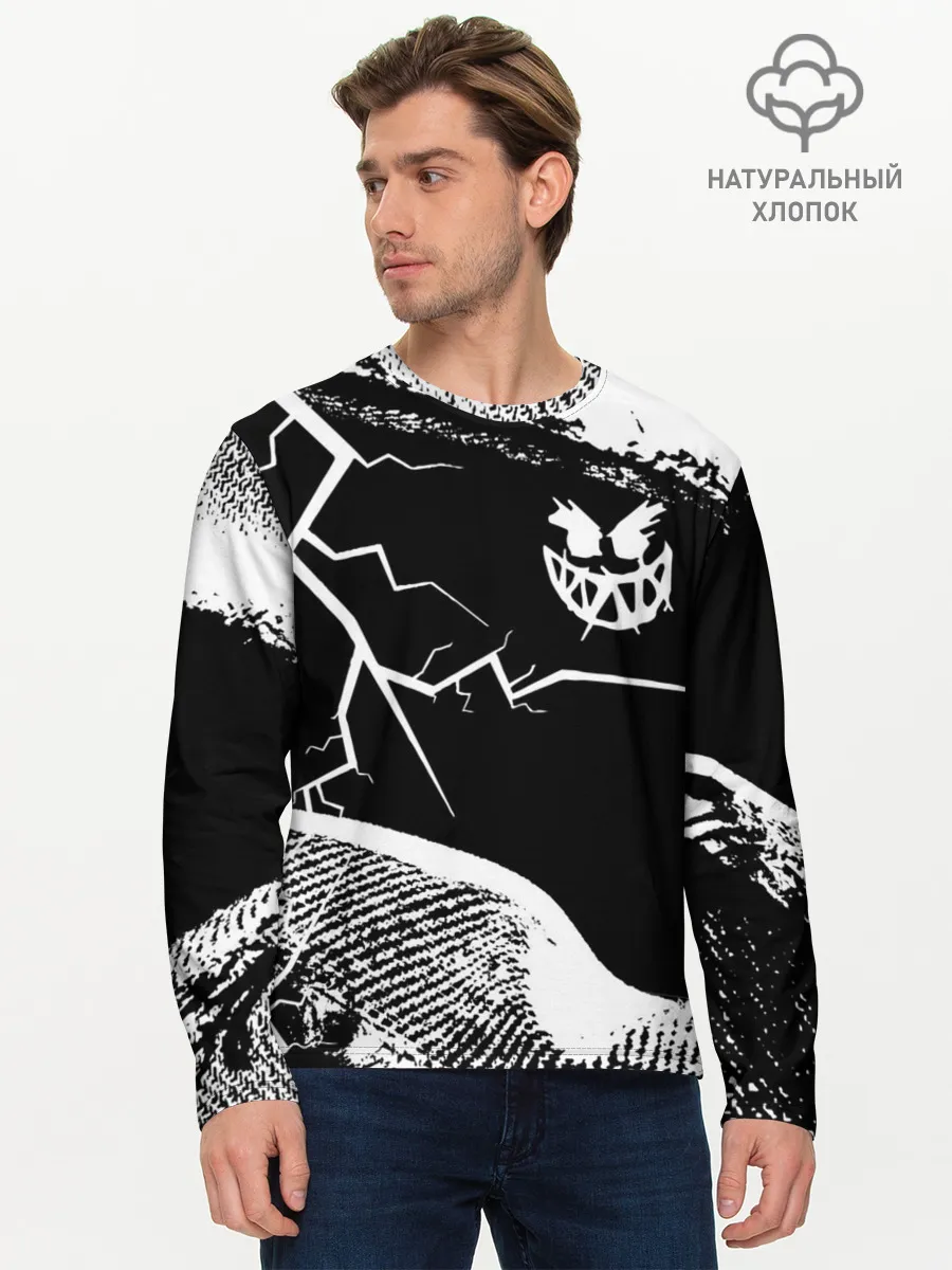 Мужской лонгслив базовый / Pyrokinesis.