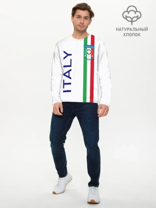 Мужской лонгслив базовый / СБОРНАЯ ИТАЛИИ