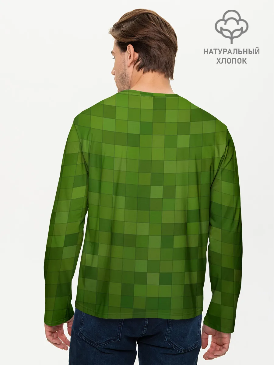 Мужской лонгслив базовый / Minecraft
