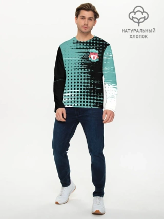 Мужской лонгслив базовый / Liverpool / Ливерпуль.