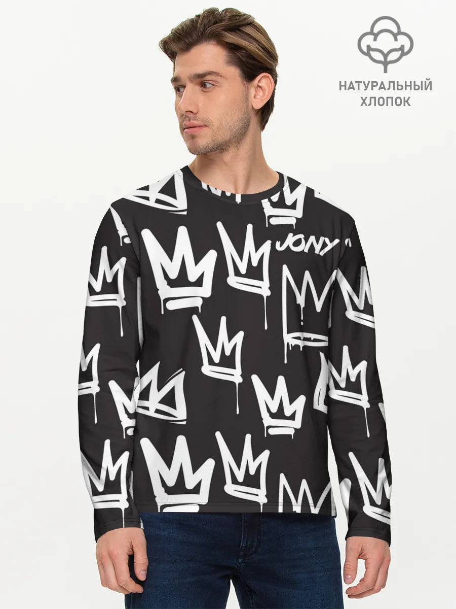 Мужской лонгслив базовый / Jony