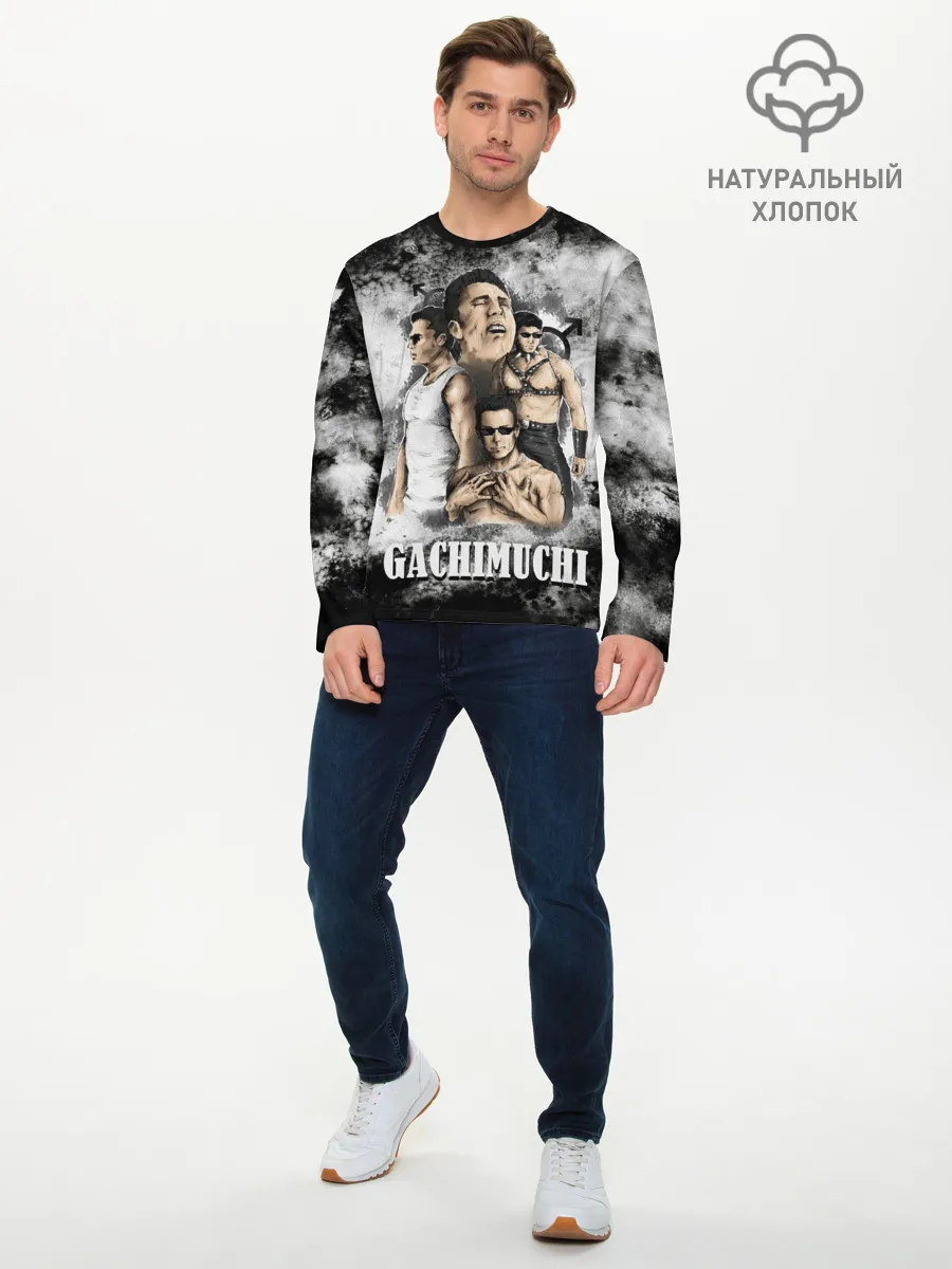 Мужской лонгслив базовый / Gachimuchi | 1.1