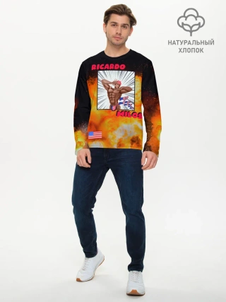Мужской лонгслив базовый / Big Ricardo
