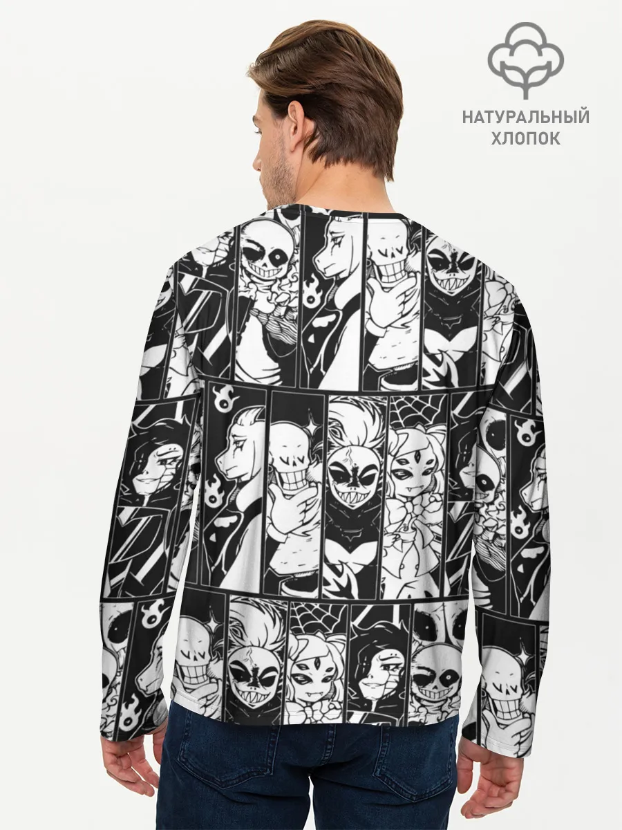 Мужской лонгслив базовый / UNDERTALE