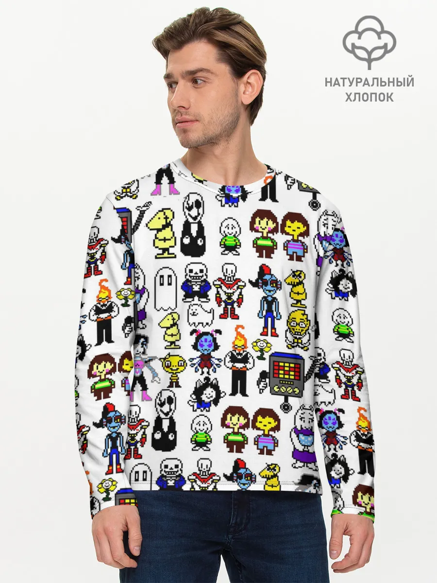 Мужской лонгслив базовый / UNDERTALE