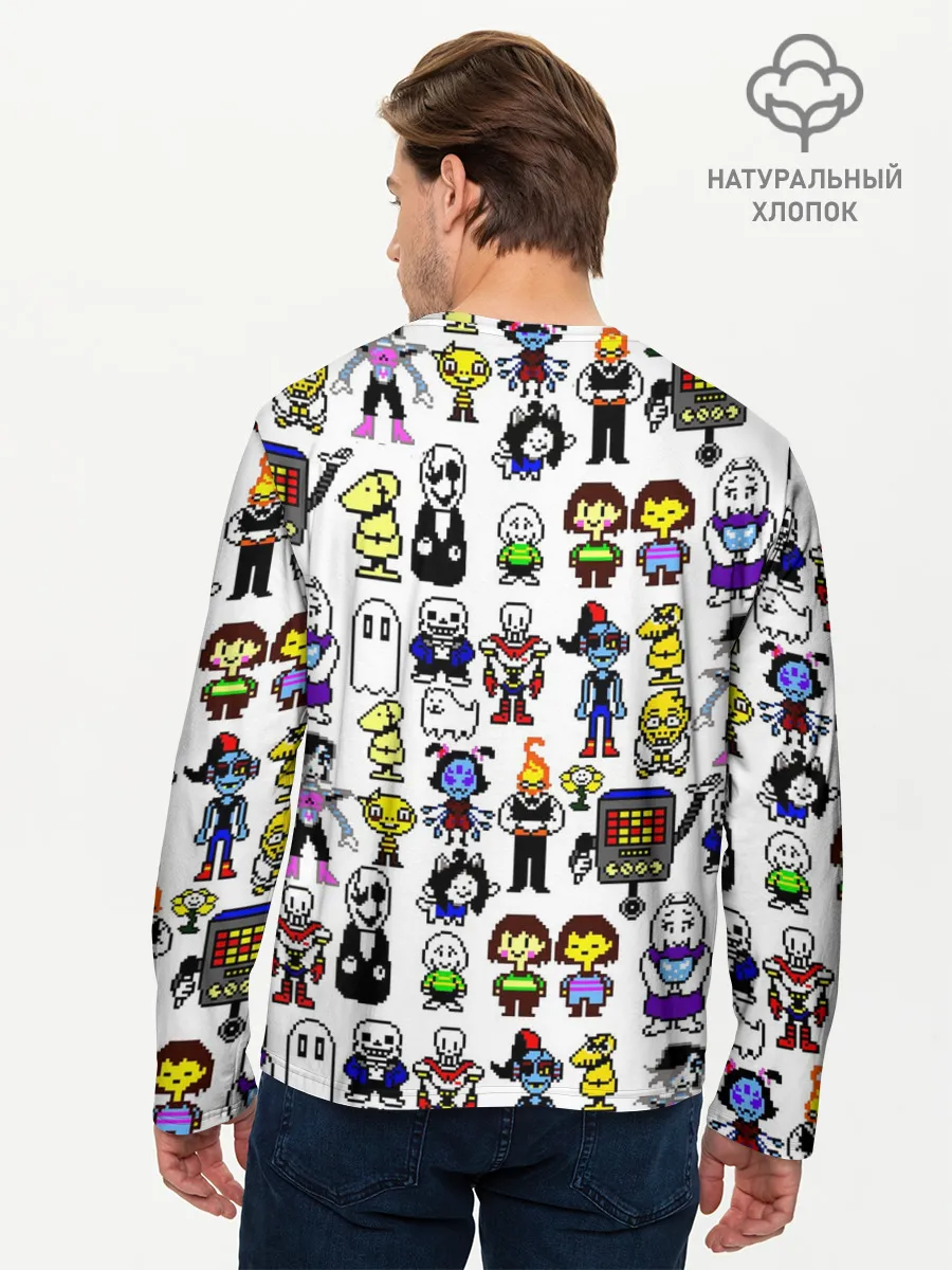 Мужской лонгслив базовый / UNDERTALE
