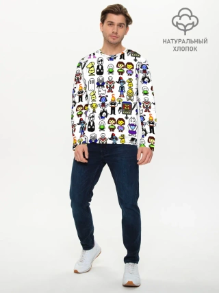 Мужской лонгслив базовый / UNDERTALE