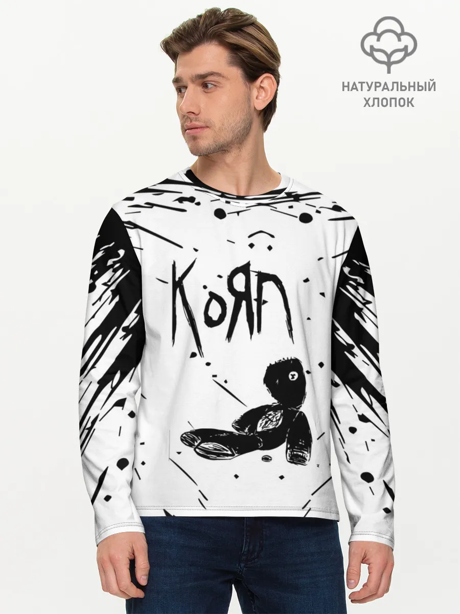 Мужской лонгслив базовый / korn