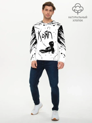 Мужской лонгслив базовый / korn