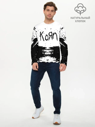 Мужской лонгслив базовый / korn