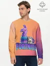 Мужской лонгслив базовый / Fortnite | Lama