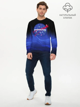Мужской лонгслив базовый / IMPOSTOR / NASA.