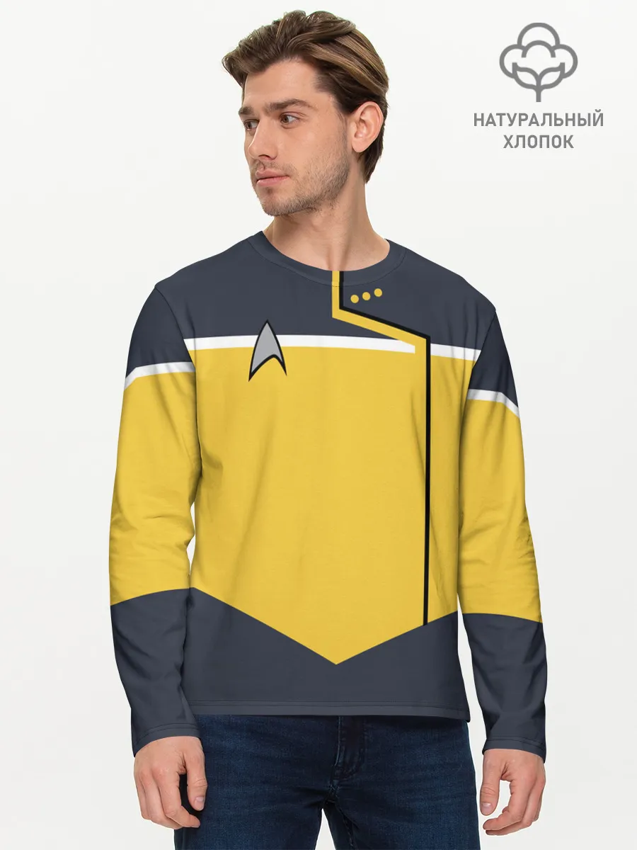 Мужской лонгслив базовый / Звездный костюм № 2