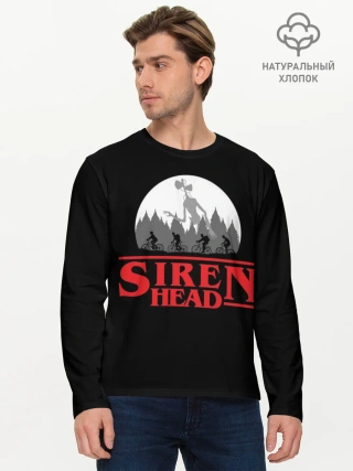 Мужской лонгслив базовый / Siren Head