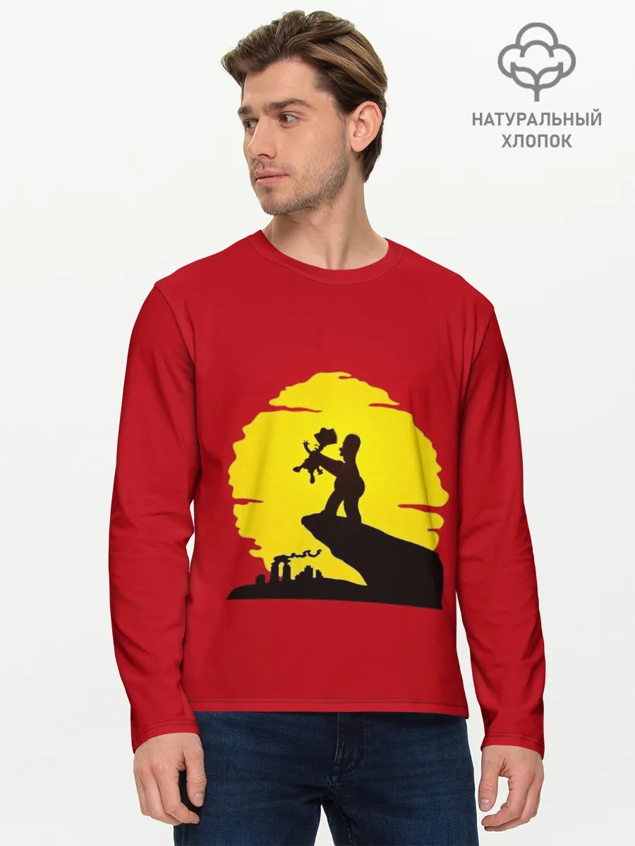 Мужской лонгслив базовый / КОРОЛЬ БАРТ