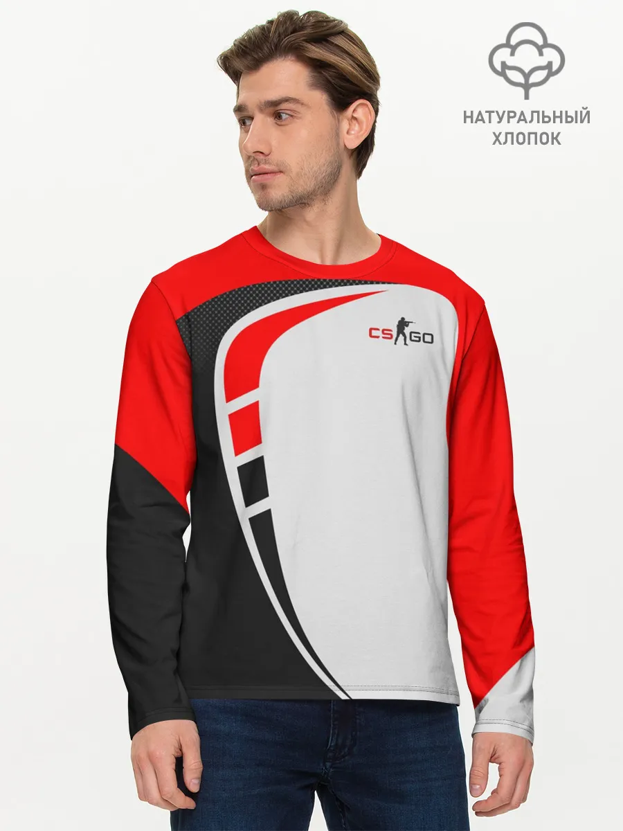 Мужской лонгслив базовый / CS GO