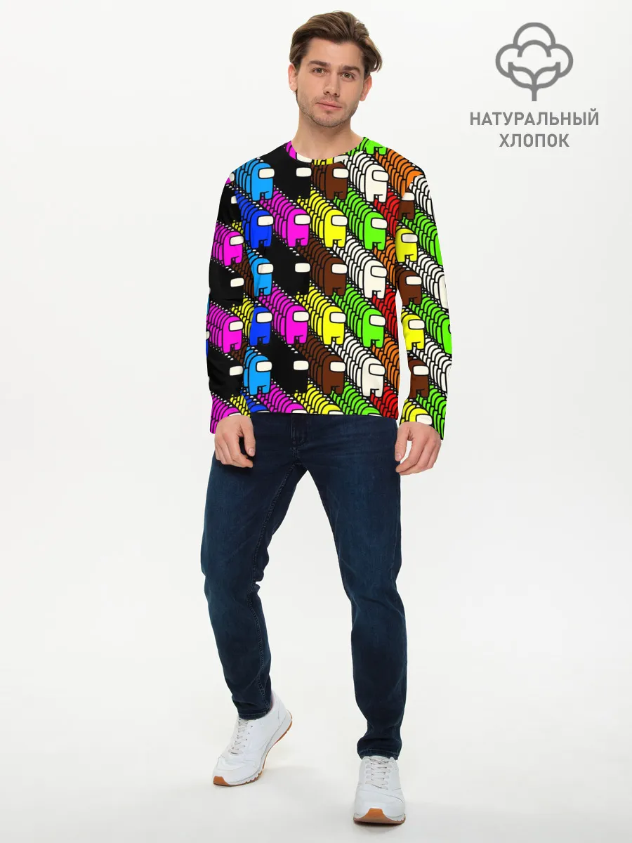 Мужской лонгслив базовый / AMONG US