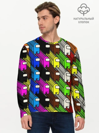 Мужской лонгслив базовый / AMONG US