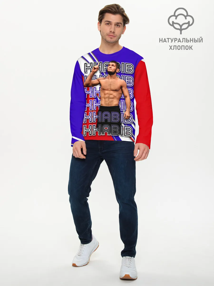 Мужской лонгслив базовый / Хабиб Нурмагомедов | Орёл