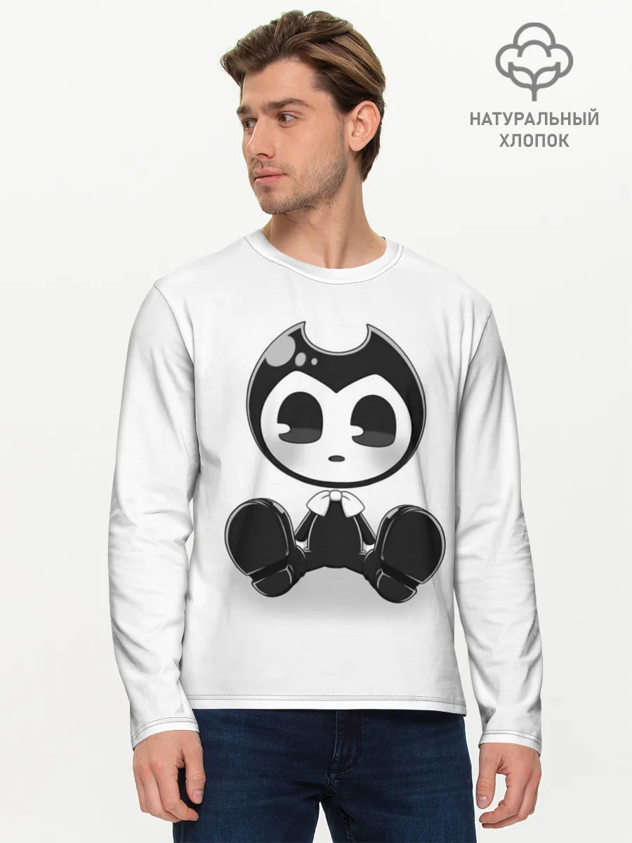 Мужской лонгслив базовый / Bendy And The Ink Machine