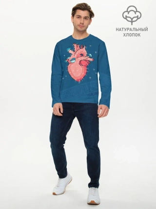 Мужской лонгслив базовый / Папин Олимпос