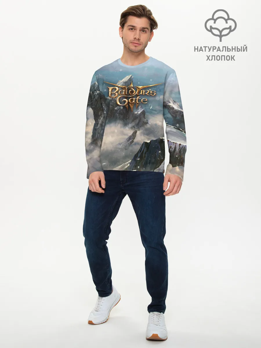 Мужской лонгслив базовый / Baldurs Gate